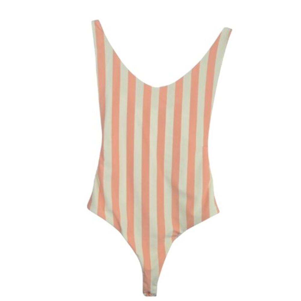 NWOT Dippin' Daisy's Striped One-Piece Swimsuit Size Medium